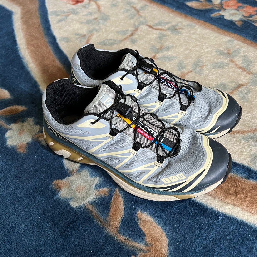 Salomon SLab XT6 Quarry/Bleached Sand/Cumin, Men's Fashion, Footwear