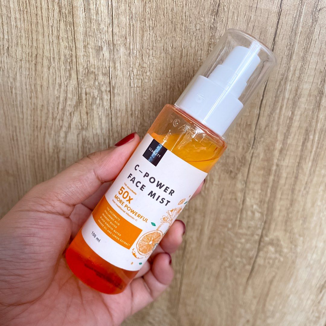 Scarlett C Power Face Mist 100ml, Kesehatan & Kecantikan, Kulit, Sabun
