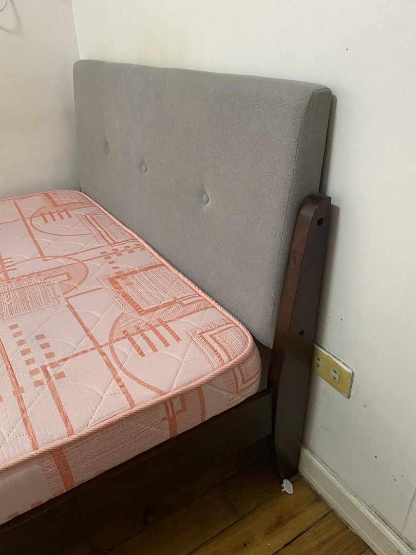 semi-double-bed-frame-with-uratex-foam-on-carousell