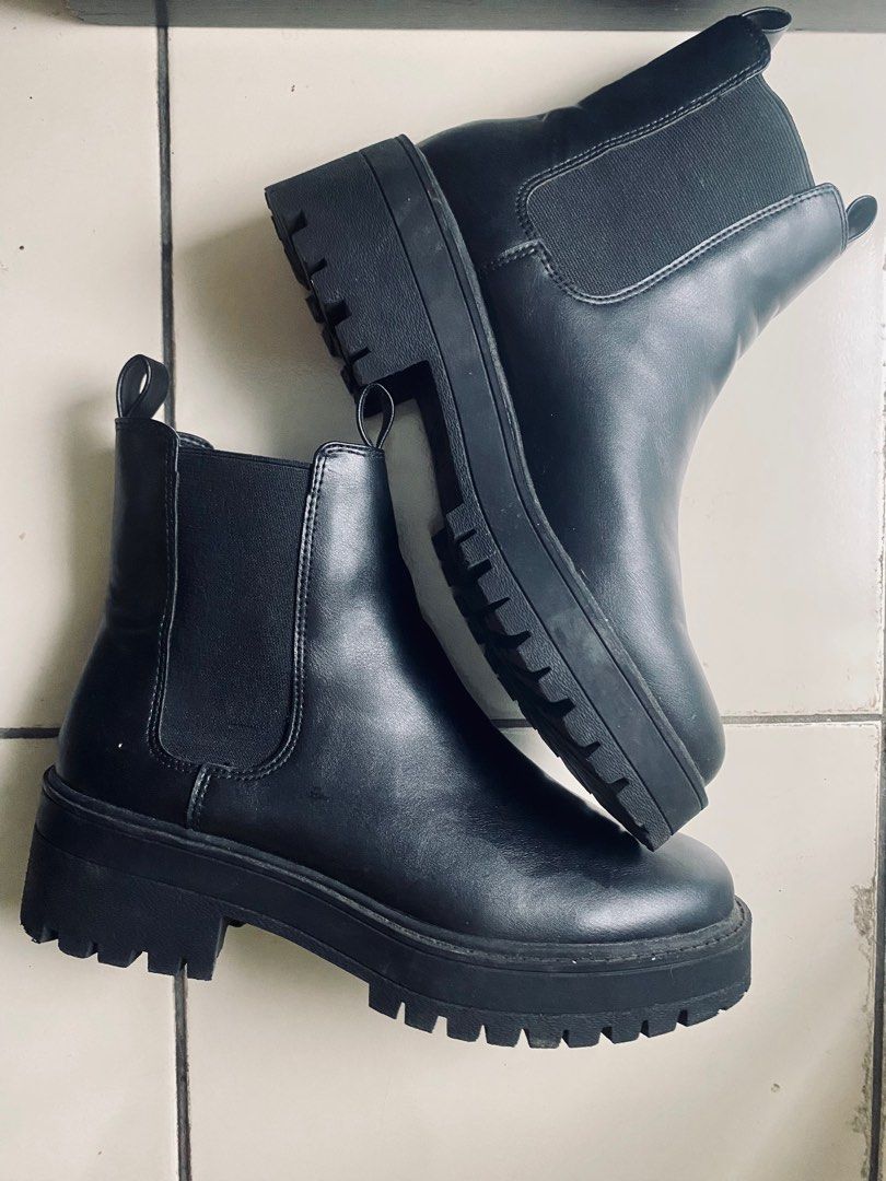 Sepatu sales boots h&m