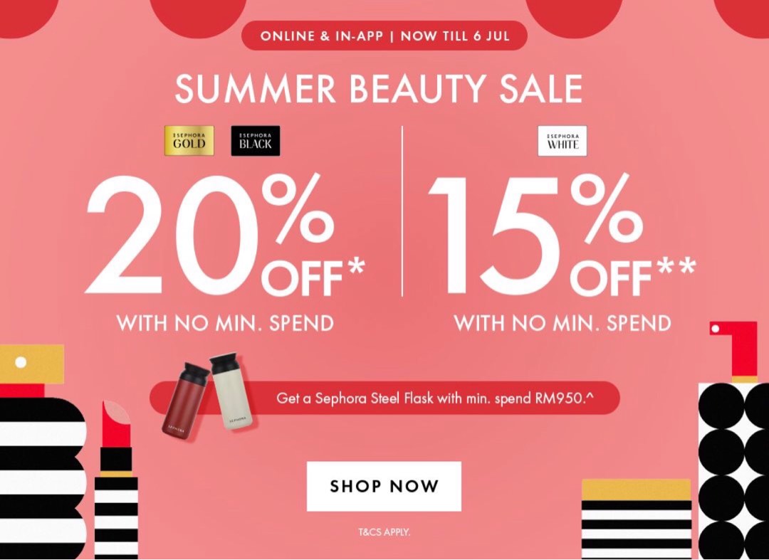 SEPHORA MALAYSIA SUMMER BEAUTY SALE 2023 Beauty Personal Care