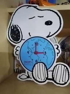 Snoopy Wooden Clock