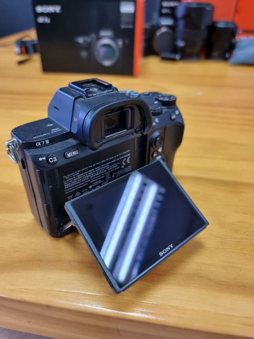 Sony A7Iii Camera Body (With Battery, Strap, And Original Box),  Photography, Cameras On Carousell