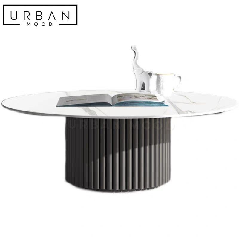 SOREN Modern Sintered Stone Coffee Table, Furniture & Home Living ...