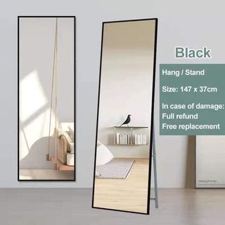 STANDING LONG MIRROR STAND FULL LENGTH MIRROR WALL