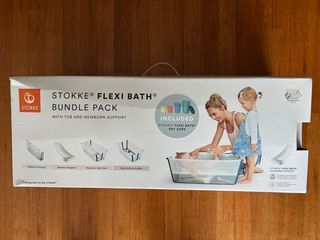Stokke Flexi Bath Bundle (Bath Tub + Newborn Support)