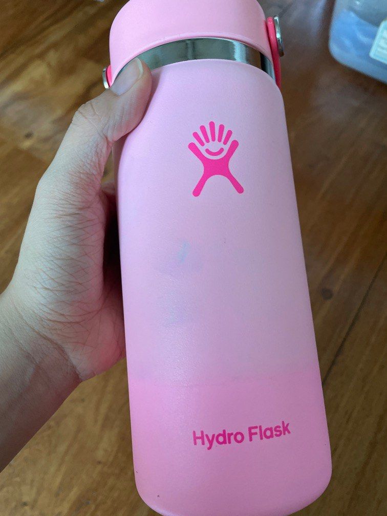 HYDRO FLASK Prism Pop Pink 40oz Wide Mouth Water Bottle