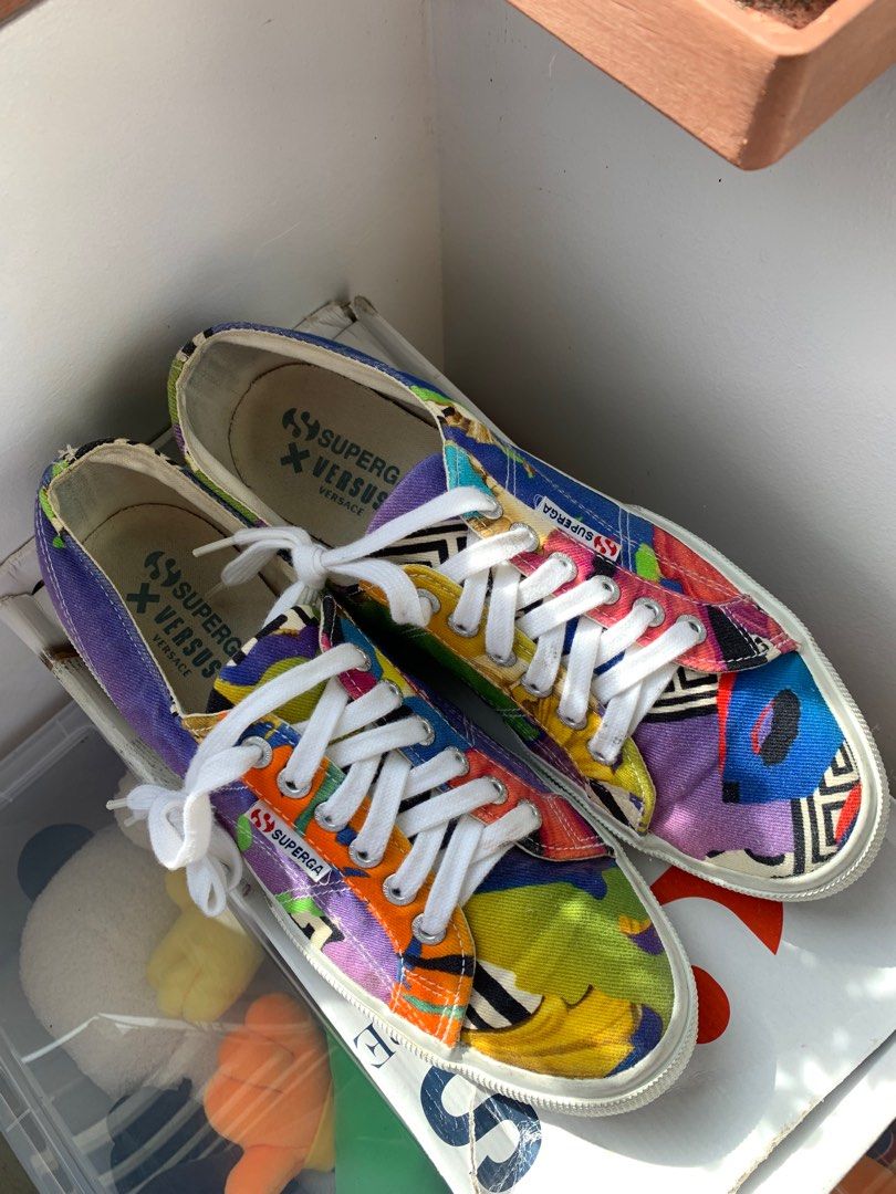 Superga x Versus Versace 2750 Men s Fashion Footwear Sneakers on Carousell