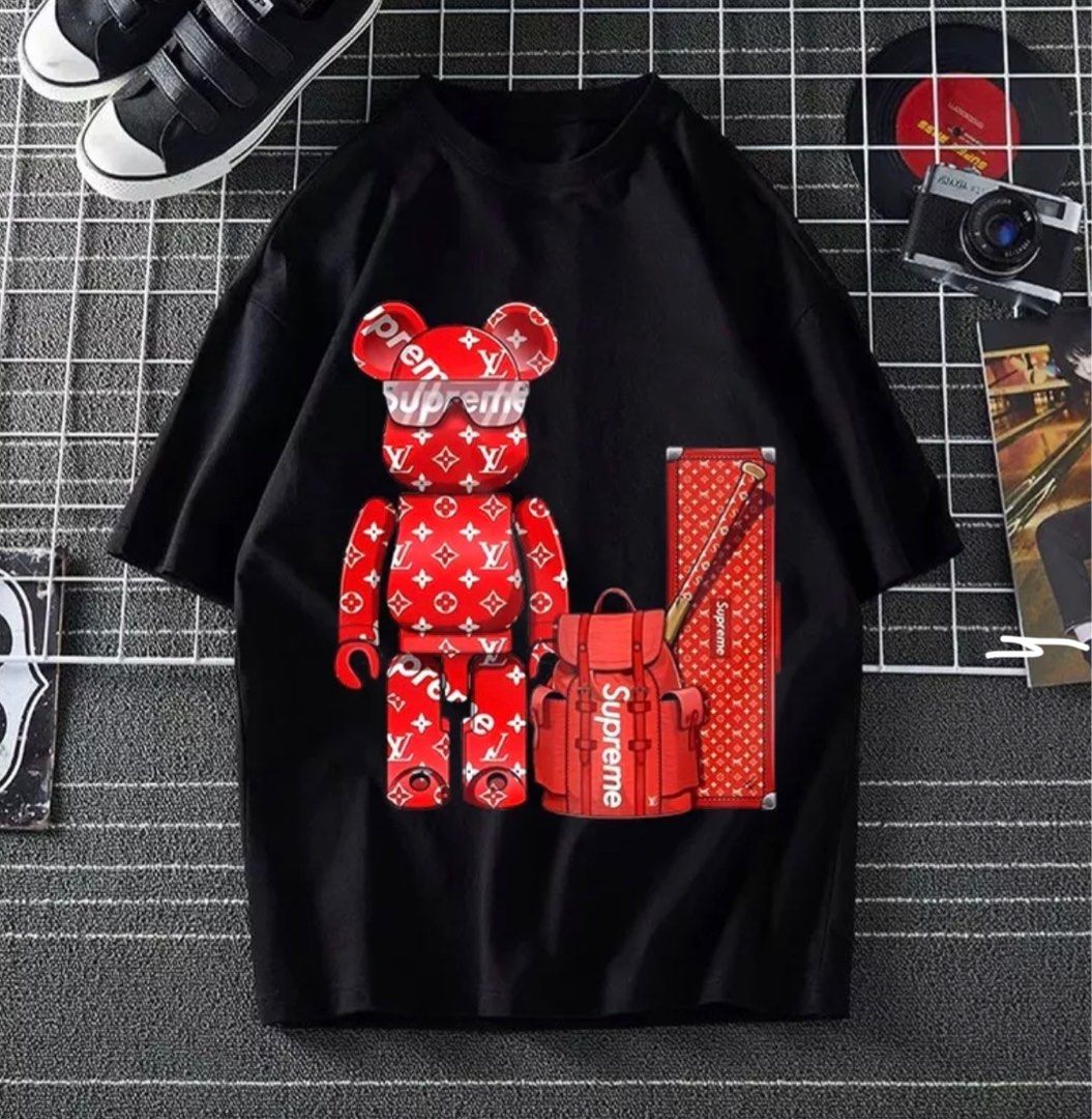 Supreme x Bear Brick Streetwear Tee Shirt, Men's Fashion, Tops & Sets,  Tshirts & Polo Shirts on Carousell