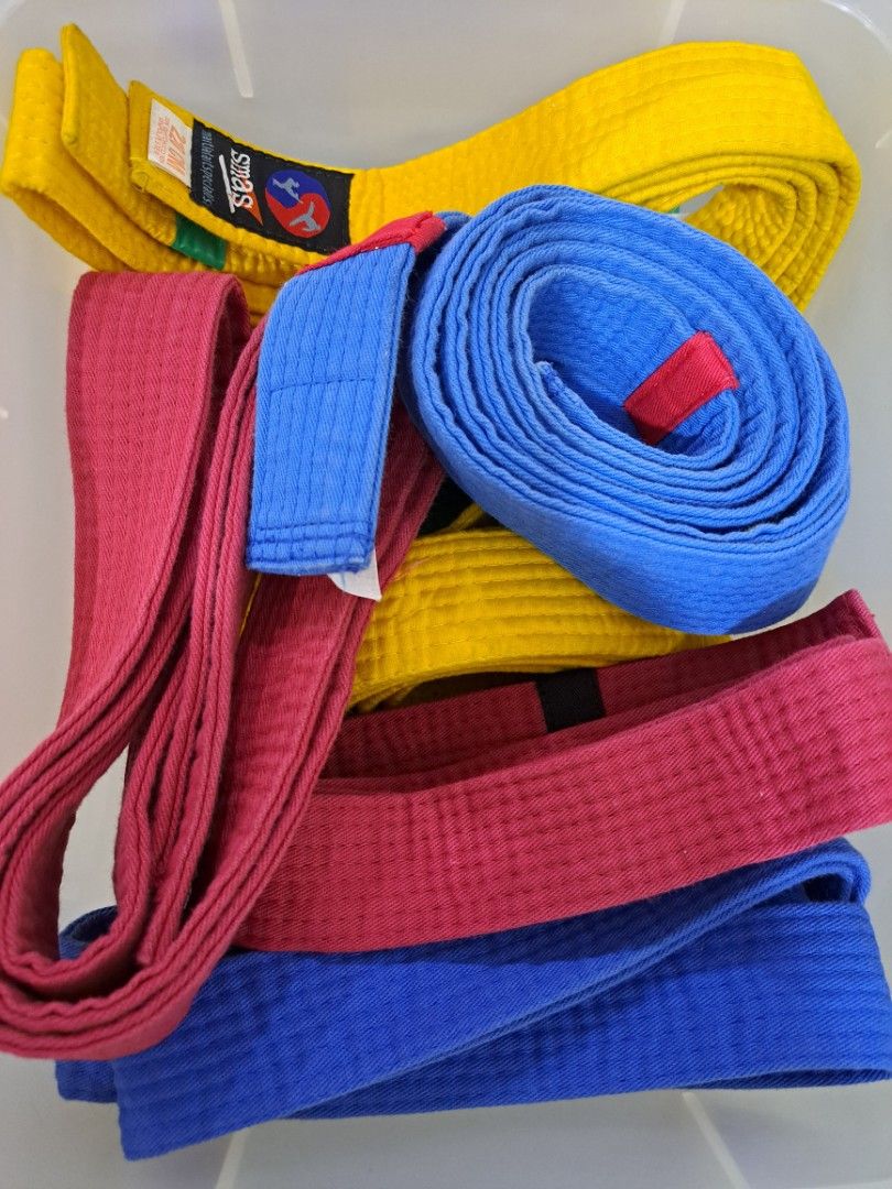 Taekwondo belts, Sports Equipment, Other Sports Equipment and Supplies