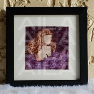 Taylor Swift albums cross-stitch wall decor embroidered