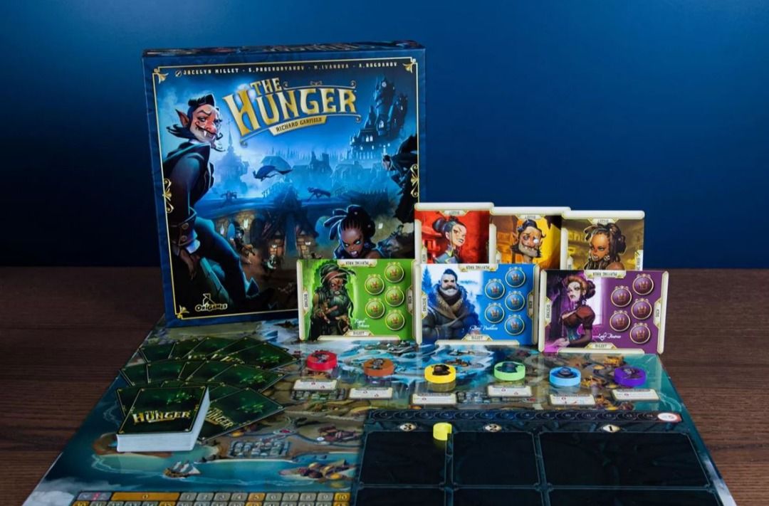 The Hunger board game by Richard Garfield Magic The Gathering designer ...