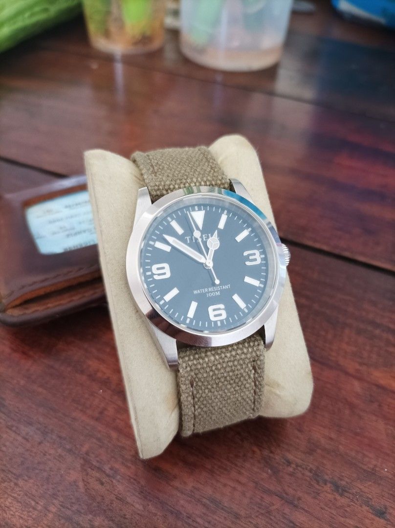 Tisell Explorer 36mm (Category: Men's Watches) located in Cebu City. Submitted by mac_j003 (Listing ID 1241033816, Image 1). Description: > 36mm diameter > Sapphire Crystal with anti reflective coating > Miyota 90S5 movement > Power reserve of 42 hours > 100m water resistant > Hand windable and hackable.