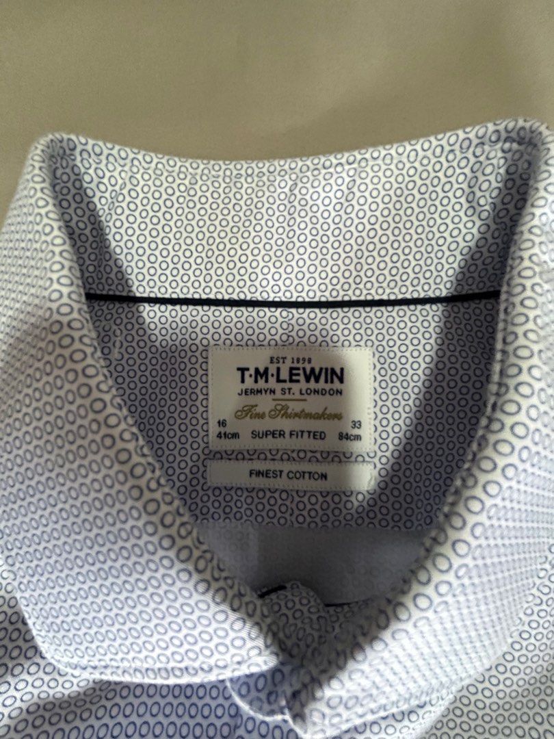 TM Lewin Super Fitted Dress Shirts for Men on Carousell