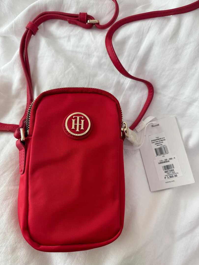 Tommy Hilfiger red body bag, Women's Fashion, Bags & Wallets, Cross