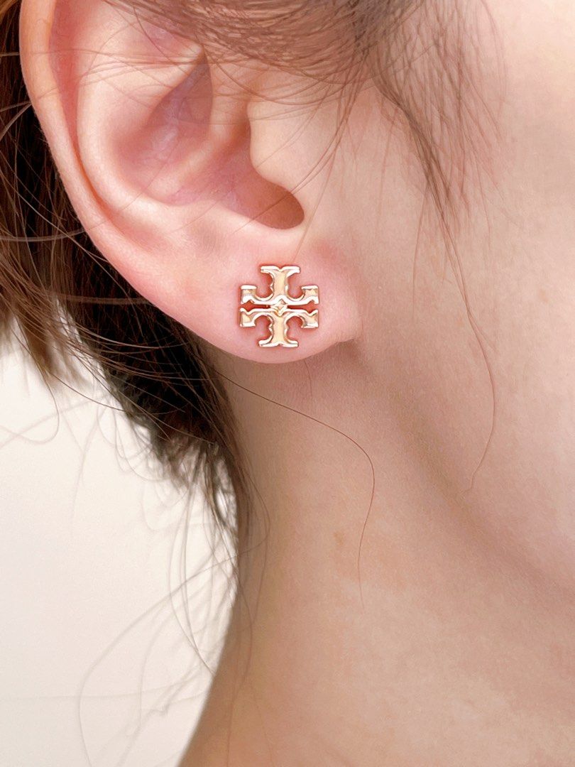 Tory burch sale rose gold earrings