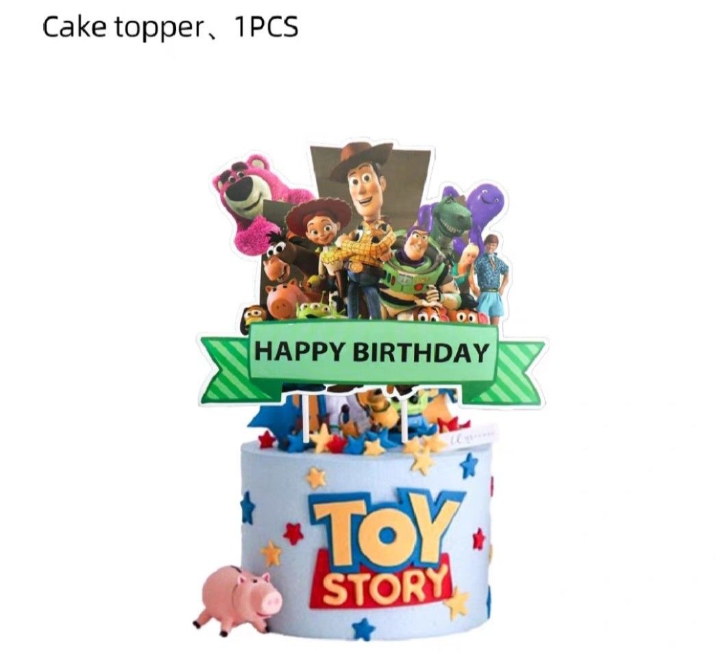Toy Story Cake Topper Toy Story Topper Toy Story Party Toy - Etsy | Toy  story cake toppers, Toy story cakes, Toy story party