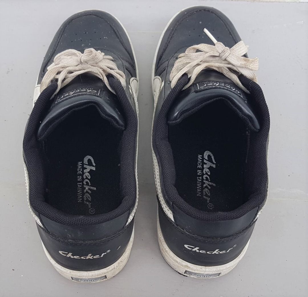All black trendy shoes shop