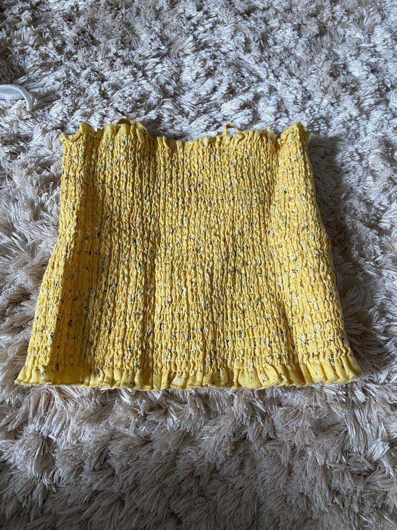 Yellow tube sales top hollister