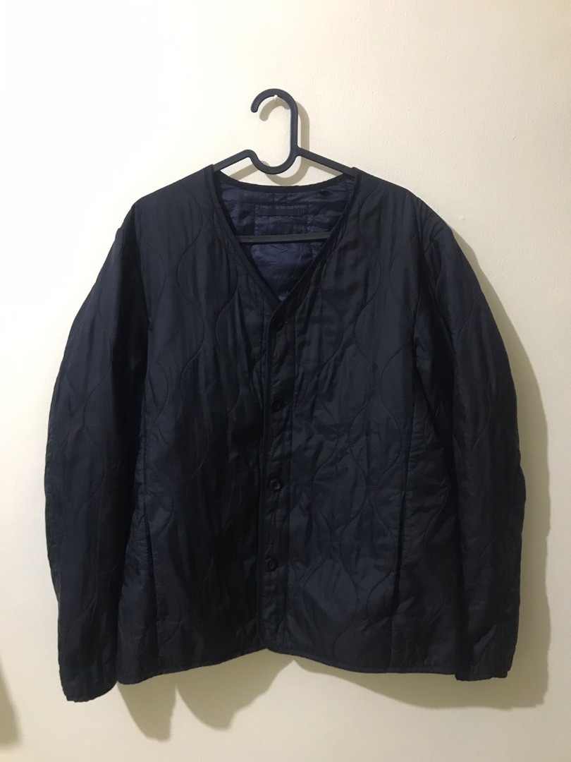 Uniqlo Liner Jacket, Fesyen Pria, Pakaian , Baju Luaran di Carousell