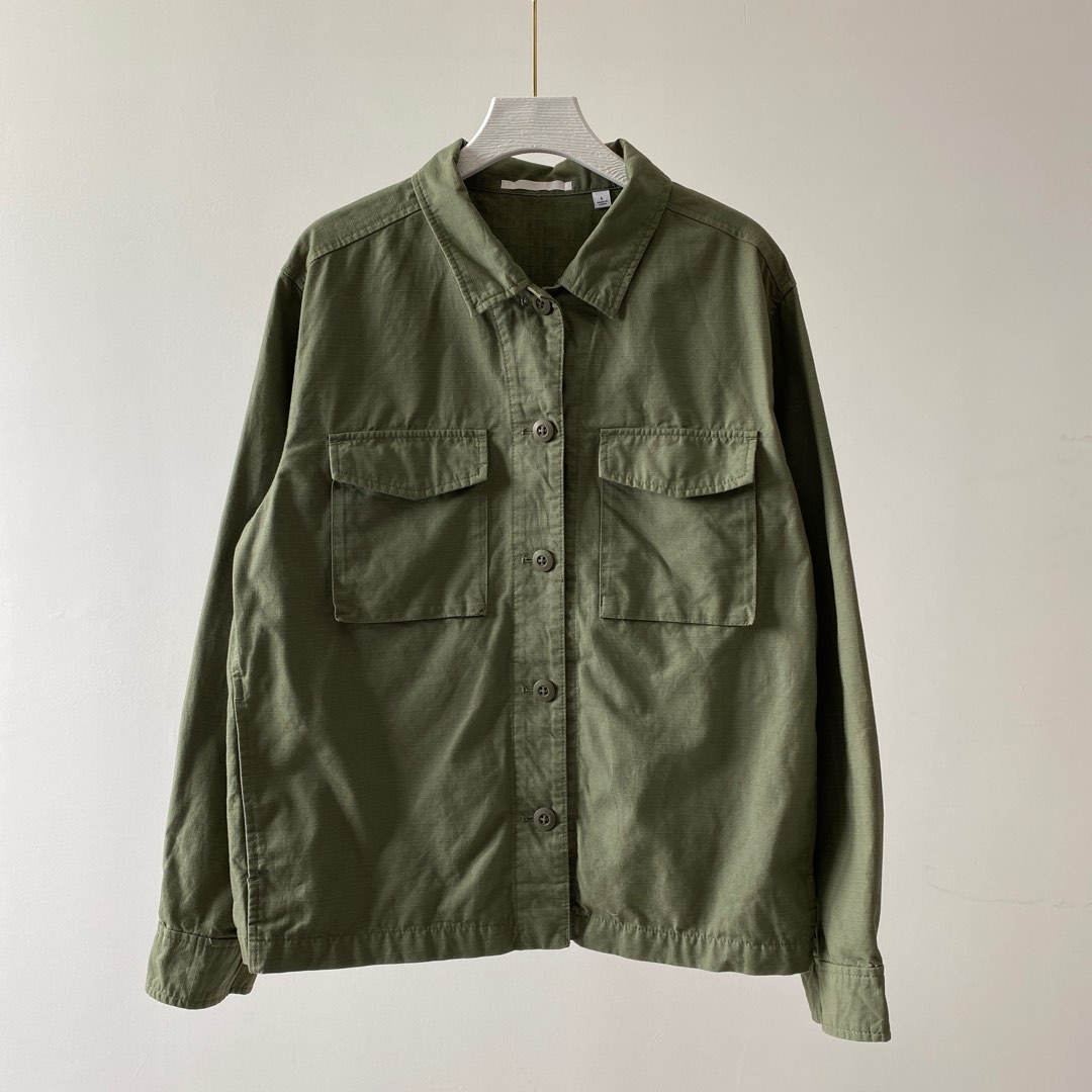 Uniqlo Women Military Shirt Jacket Women s Fashion Coats