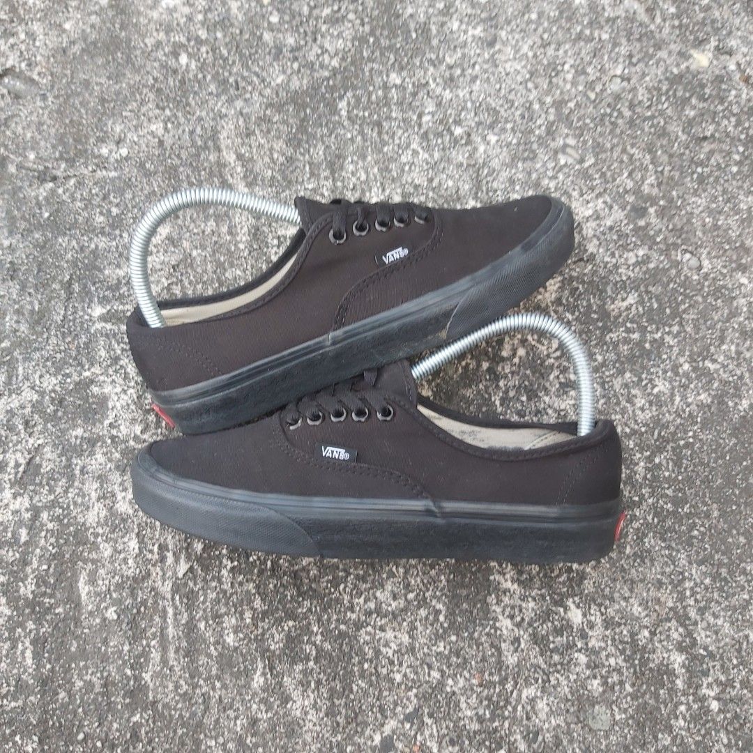 vans authentic classic full black