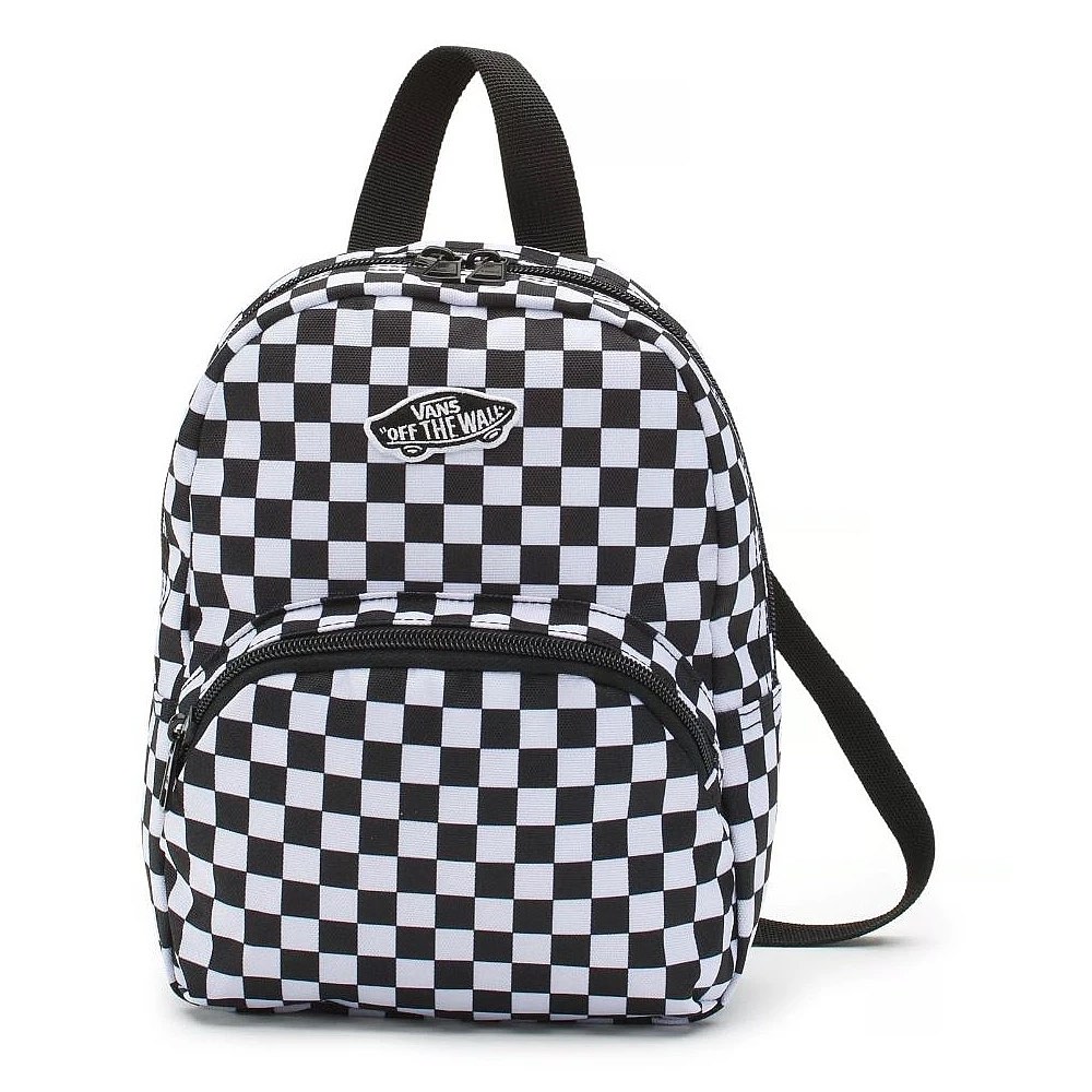 BN Vans Mini Backpack Black & White Checkered, Women's Fashion, Bags ...