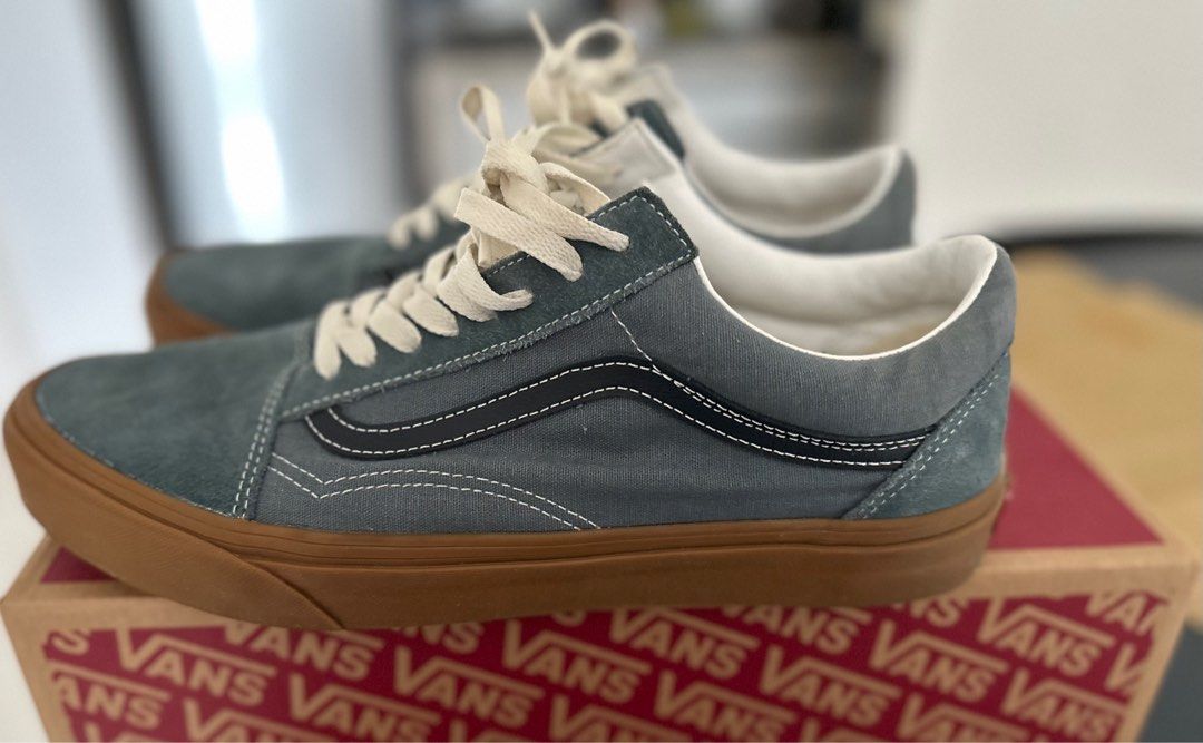 Old school vans online brown