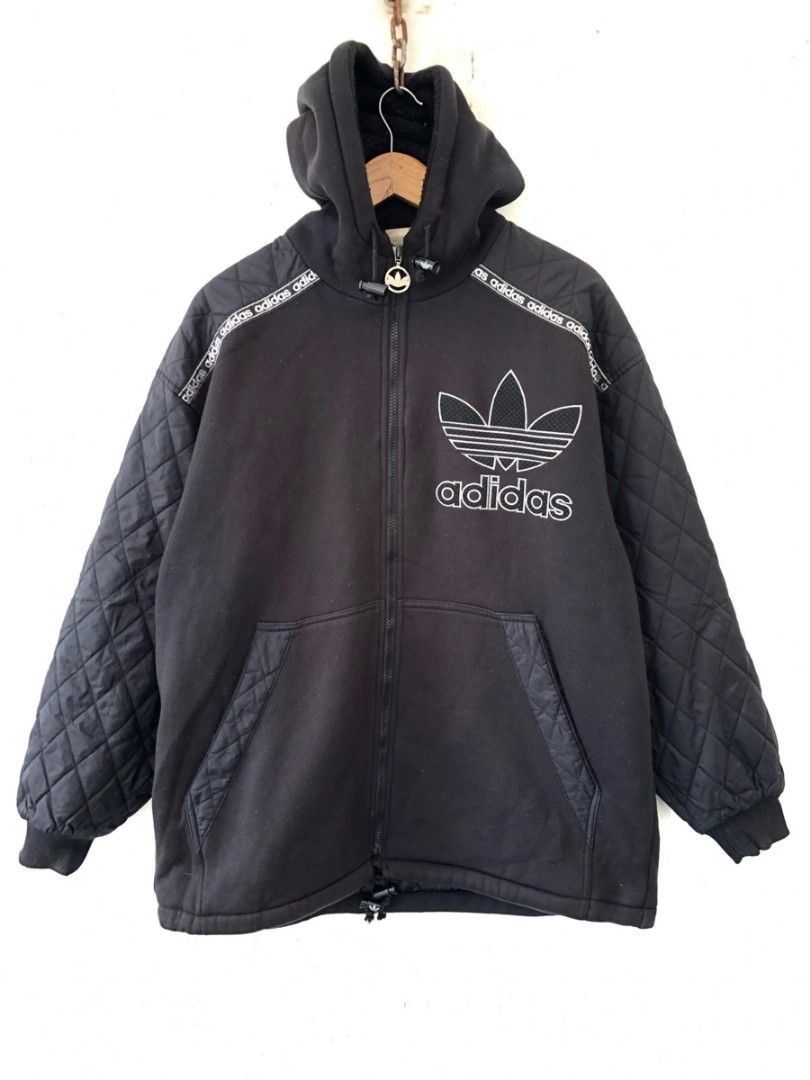 Quilted adidas hoodie hotsell