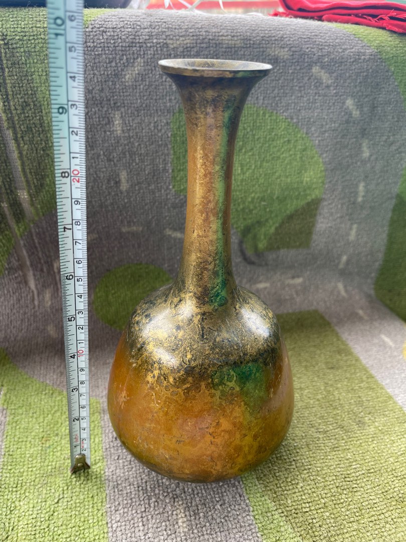 Vintage Brass Vase from Japan on Carousell