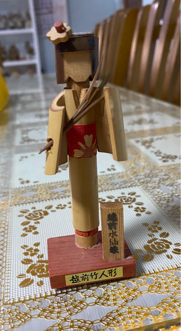 Vintage Japanese Bamboo Doll on Carousell