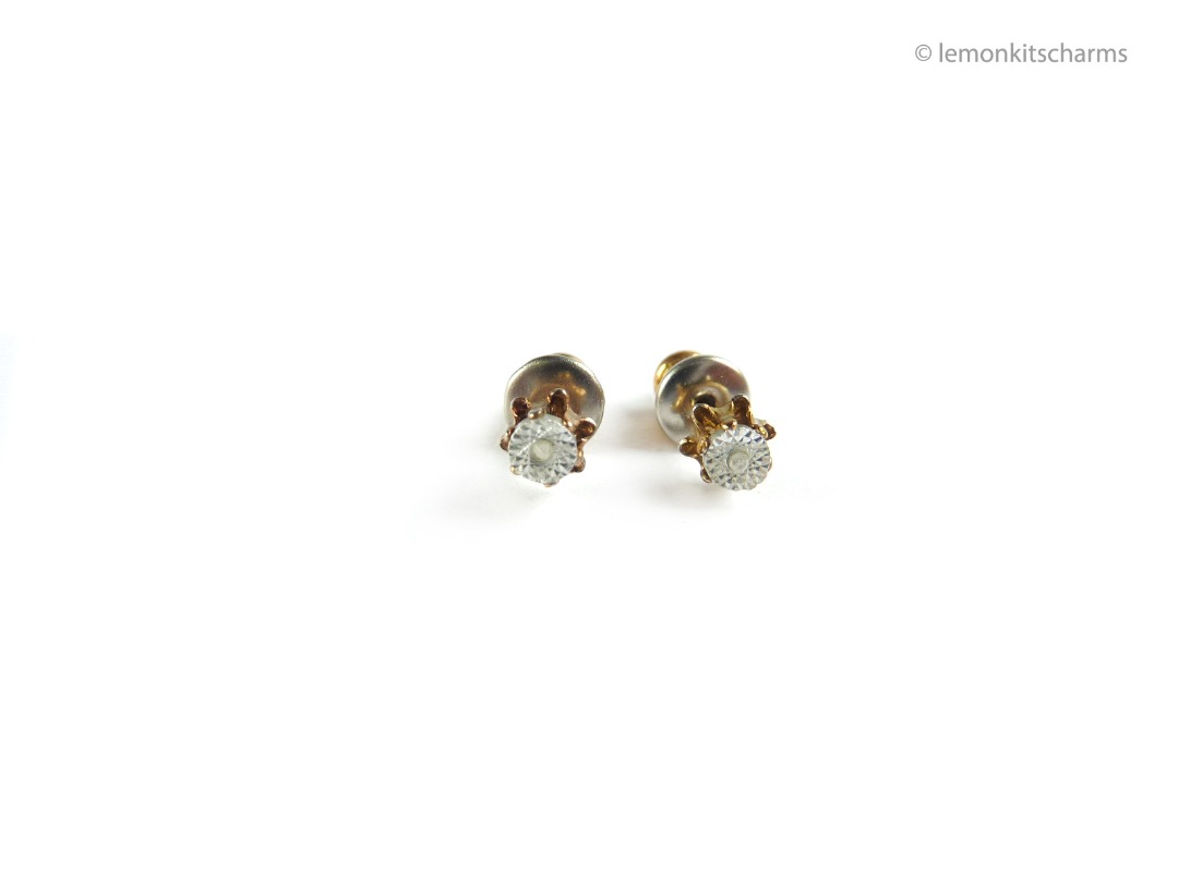 Diamond sales chip earrings
