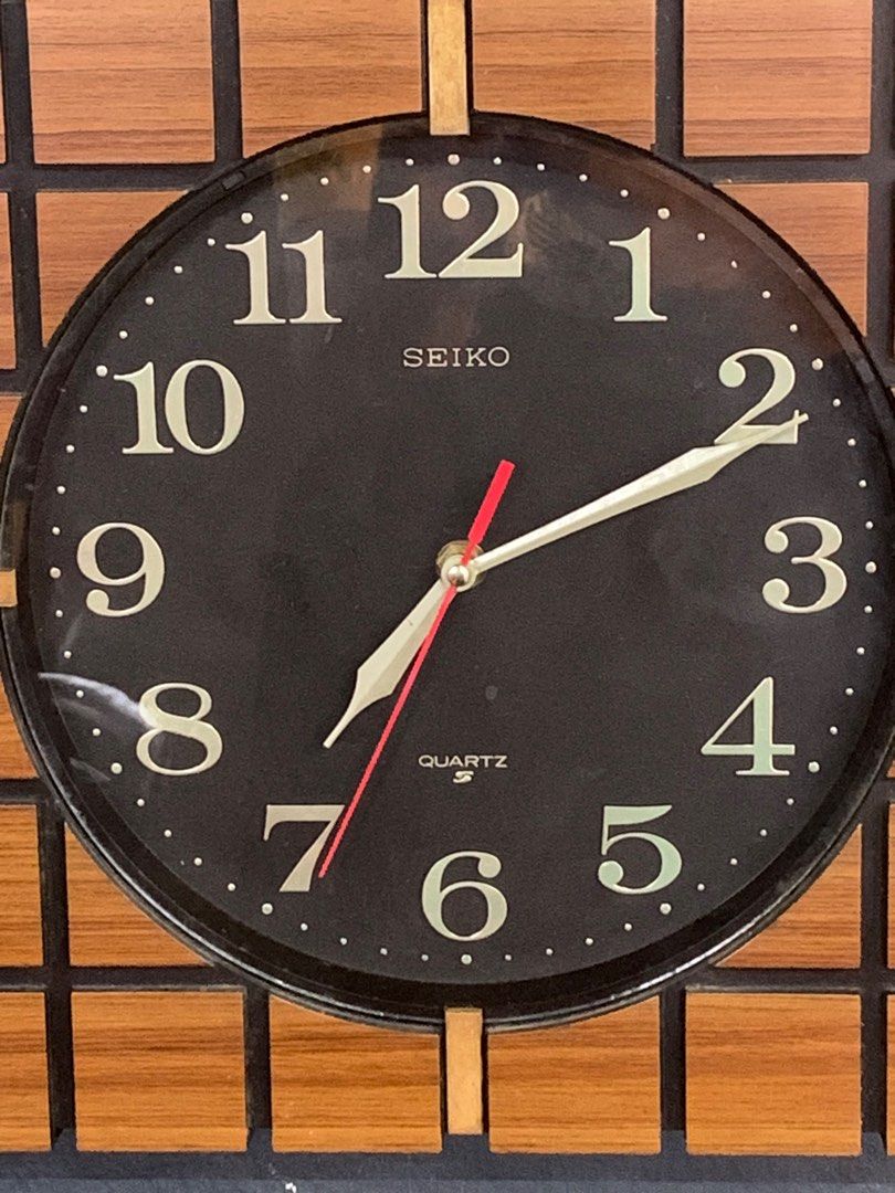 Vintage SEIKO wall clock, Hobbies & Toys, Collectibles & Memorabilia