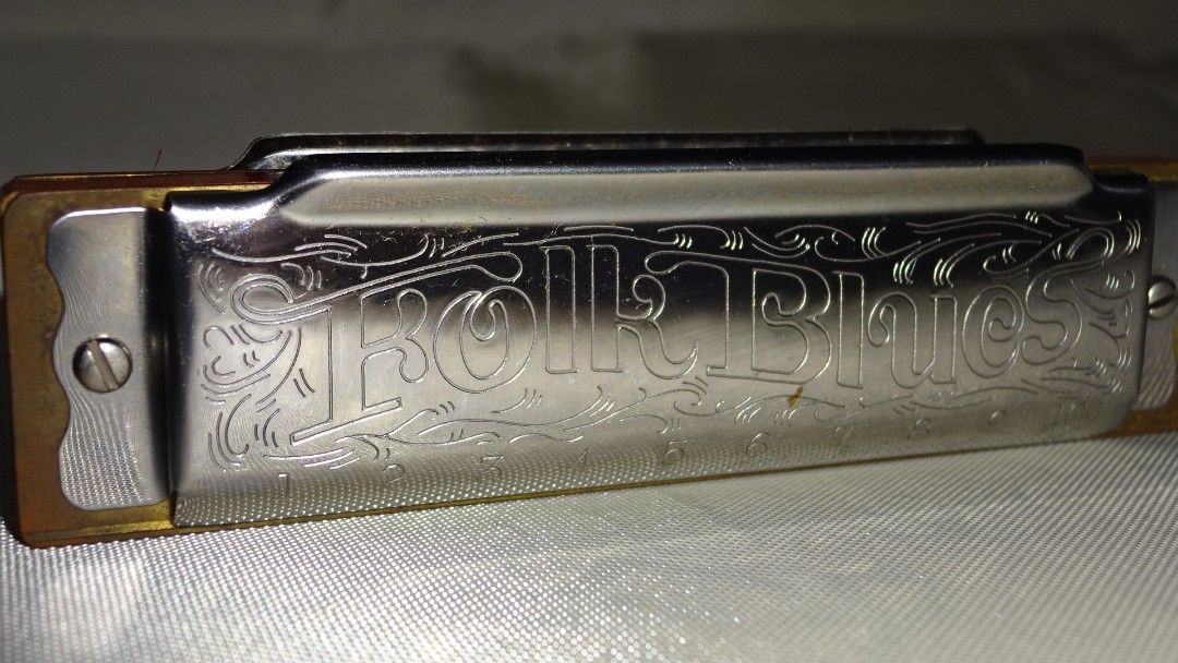 Vintage S. Mano Blues Harp key of A 10 holes made in Japan, Hobbies