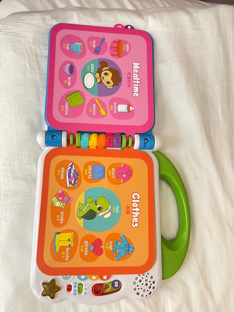 VTech English Chinese Learning Friends 100 Words Book