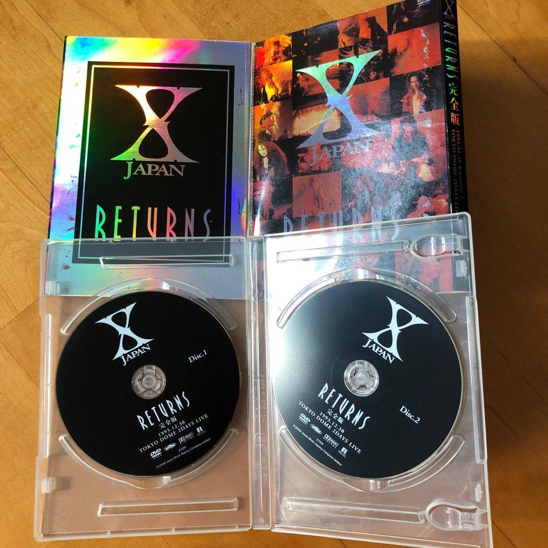 X Japan - Returns (Tokyo Dome Live 1993.12.30 2 dvd 完全版）, 興趣