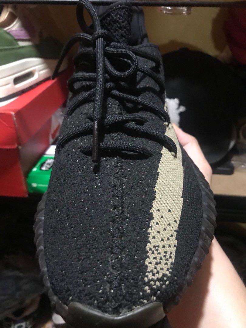 Yeezy 350 olive green deals