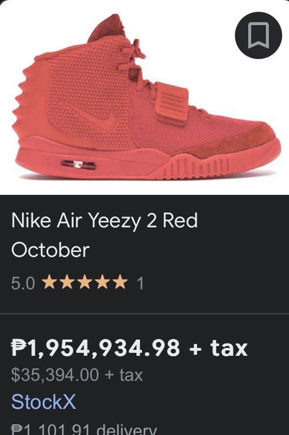 Yeezy Red Octobers V2 Men s Fashion Footwear Sneakers on Carousell