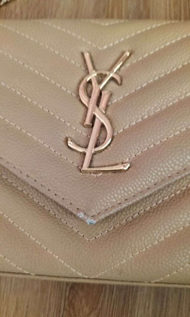 Ysl beige colour crossbody