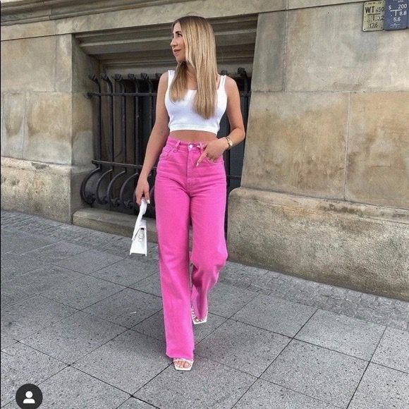 Zara pink jeans｜TikTok Search