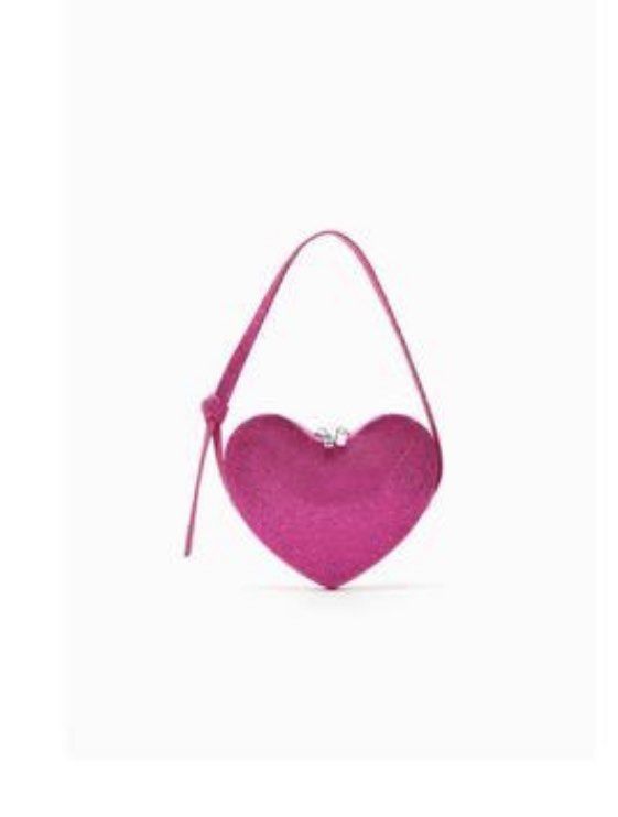 Zara heart sale bag