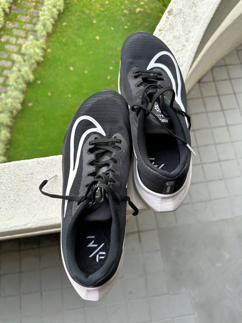 Buy Nike Zoom Fly 5-BLACK/WHITE-DM8968-001-10UK at