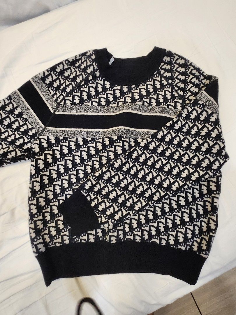 100 Authentic Christian Dior Sweater Reversible Luxury