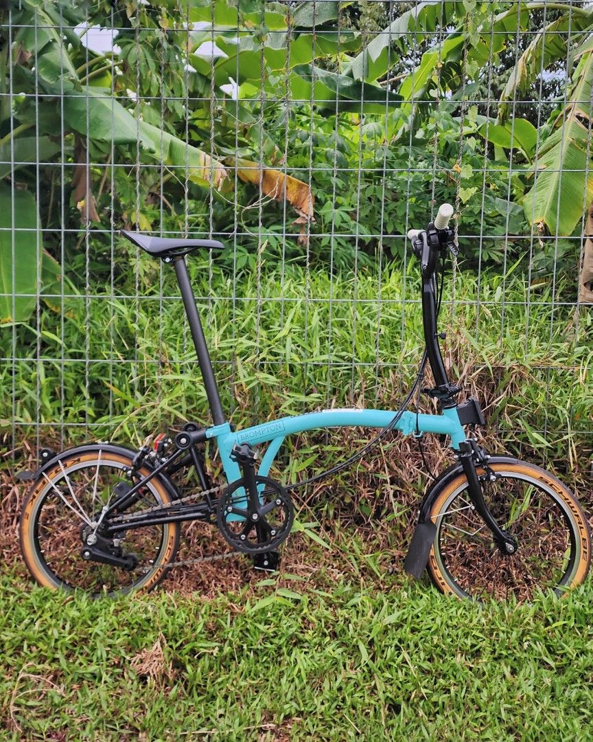 2021 Brompton M6L Turkish Green Sports Equipment Bicycles