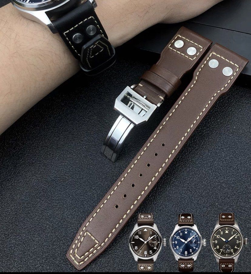 Iwc pilot strap 21mm cheap