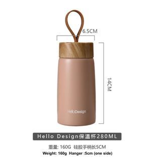 280ML/9.85Oz Small Mini Vacuum Insulated Water Bottle Portable Leakproof  Travel Mug Stainless Steel Cold and Hot Thermal Flask for Kids Children  Women