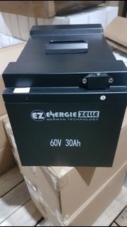 60v 30ah NCM Rechargeable Lithium Battery in a portable Metal Casing