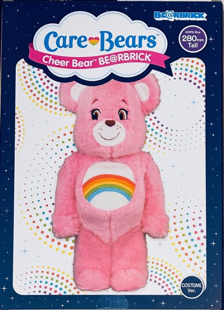 換/賣Bearbrick Care Bears 400% - Cheer bear costume be@rbrick 可換