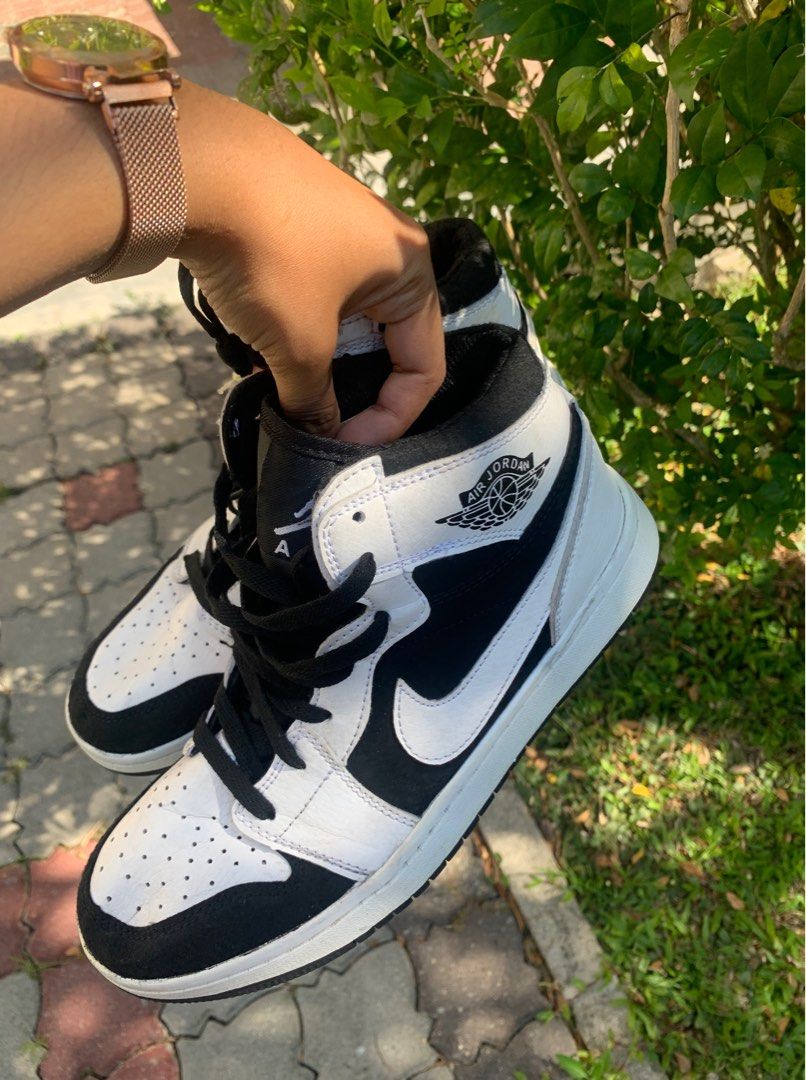 Sale AJ NIKE white and black Air Jordan 6.5 uk Luxury