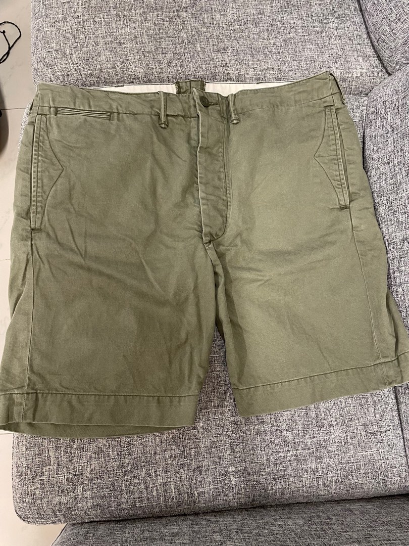 中古RRL shorts 短褲(vintage）, 男裝, 褲＆半截裙, 短褲- Carousell